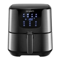 Devanti Air Fryer 7L LCD Fryers Oven Kitchen Airfryer  Healthy Cooker