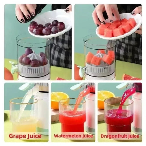 Portable Electric Juicer USB Charging Orange Lemon Fruit 