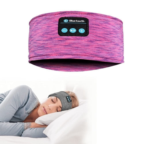 Bluetooth Sports Headband Elastic Eye Mask Sleeping Headphones for Men